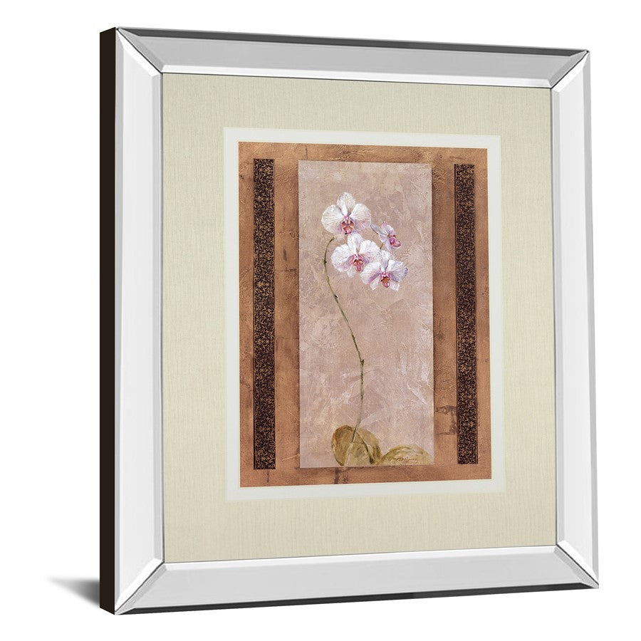 Classy Living Delicate Blossom 34x40in Wall Art | Contemporary Mirrored Frame | Living Room & Bedroom Decor | 34 x 40 x 3 in | Model DM5896MF