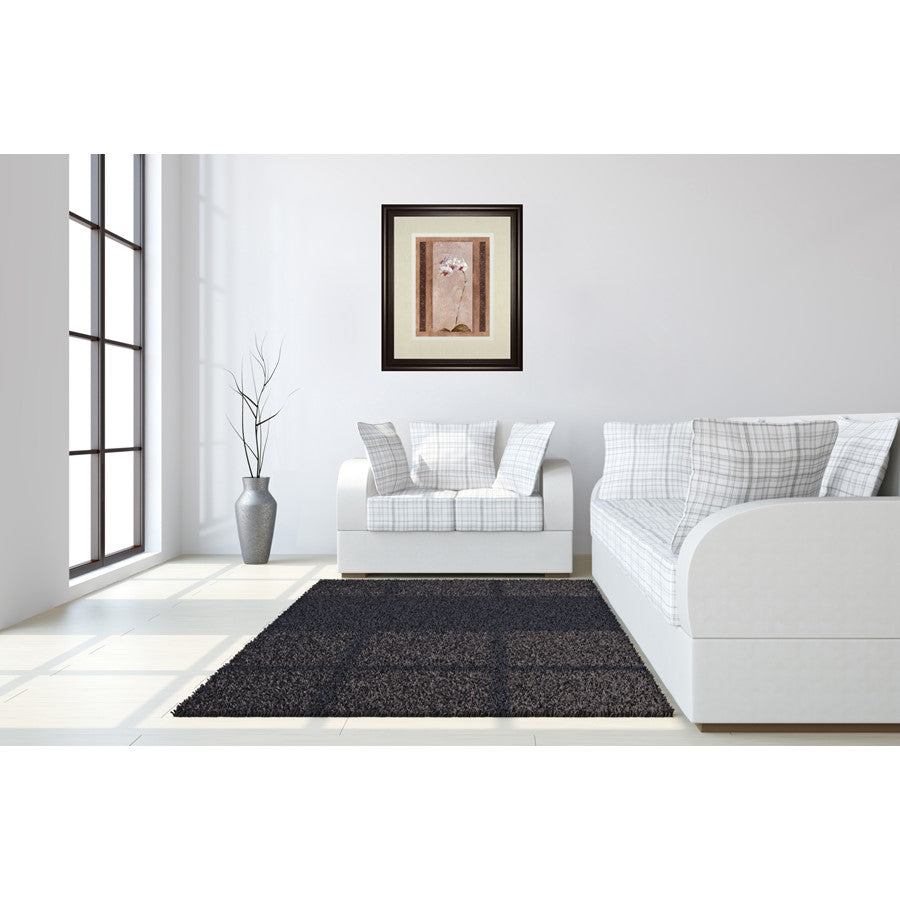 Classy Living Elegant Orchid 34x40in Wall Art | Contemporary Dark Chocolate MDF Frame | Living Room & Bedroom Botanical Decor | 34 x 40 x 1 | Model DM5897