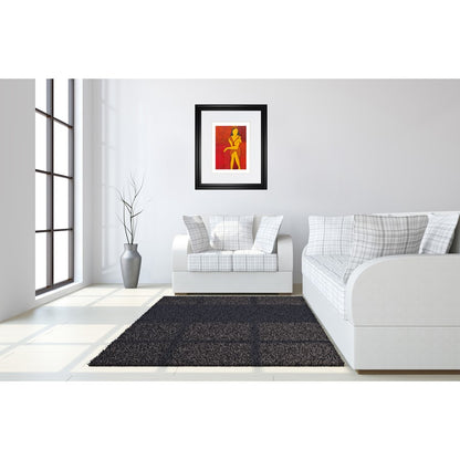 Classy Living Faceless Muse 34x40in Wall Art | Contemporary Midnight Aura MDF Frame | Living Room & Office Focal Point | 1 x 34 x 40 in | Model DM5898