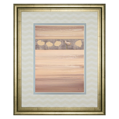 Classy Living White Passion Wall Art 34x40in | Contemporary Gilded Radiance MDF Frame | Living Room & Bedroom Decor | 34 x 40 x 1 in | Model DM5917