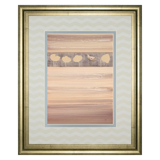 Classy Living White Passion Wall Art 34x40in | Contemporary Gilded Radiance MDF Frame | Living Room & Bedroom Decor | 34 x 40 x 1 in | Model DM5917