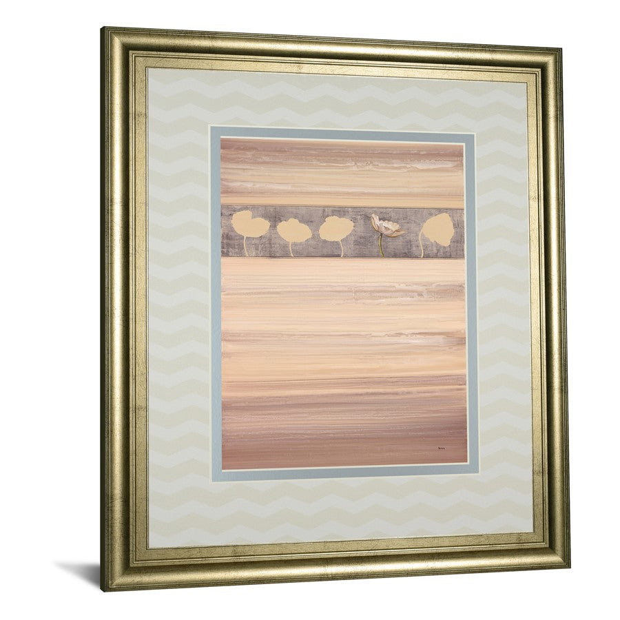 Classy Living White Passion Wall Art 34x40in | Contemporary Gilded Radiance MDF Frame | Living Room & Bedroom Decor | 34 x 40 x 1 in | Model DM5917