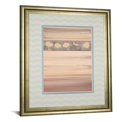 Classy Living White Passion Wall Art 34x40in | Contemporary Gilded Radiance MDF Frame | Living Room & Bedroom Decor | 34 x 40 x 1 in | Model DM5917