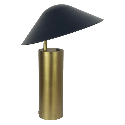 Classy Living Sculpted Glow 18"x14" Metal, Brushed Gold/Matte Black