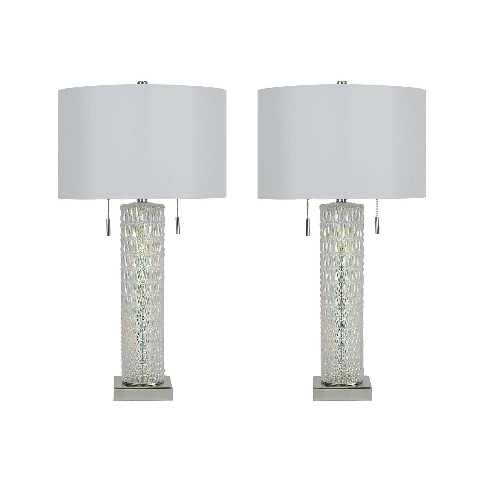Classy Living Radiant Glow 30"x16", Irradescent/Polished Nickel