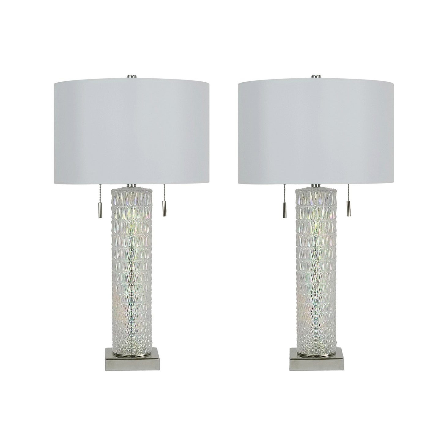 Classy Living Radiant Glow 30"x16", Irradescent/Polished Nickel