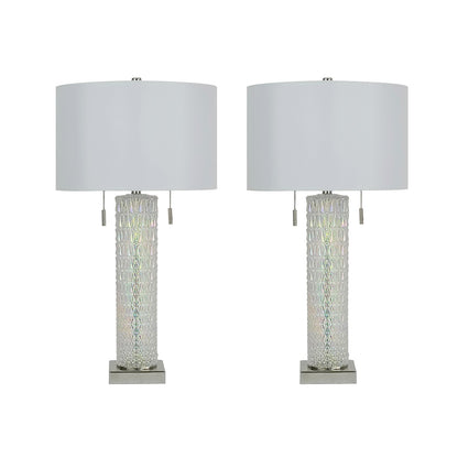 Classy Living Radiant Glow 30"x16", Irradescent/Polished Nickel
