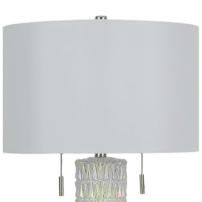 Classy Living Radiant Glow 30"x16", Irradescent/Polished Nickel
