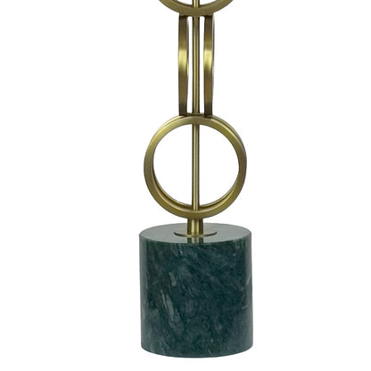 Classy Living Marble Harmony 1Lt Table Lamp/Set of 2, Green/Beige