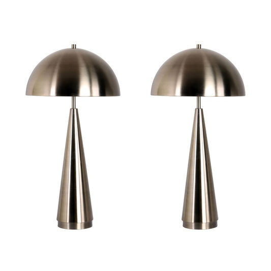 Classy Living Brass Taper 1Lt Table Lamp/Set of 2, Brass/Brass - DS-BRL3362