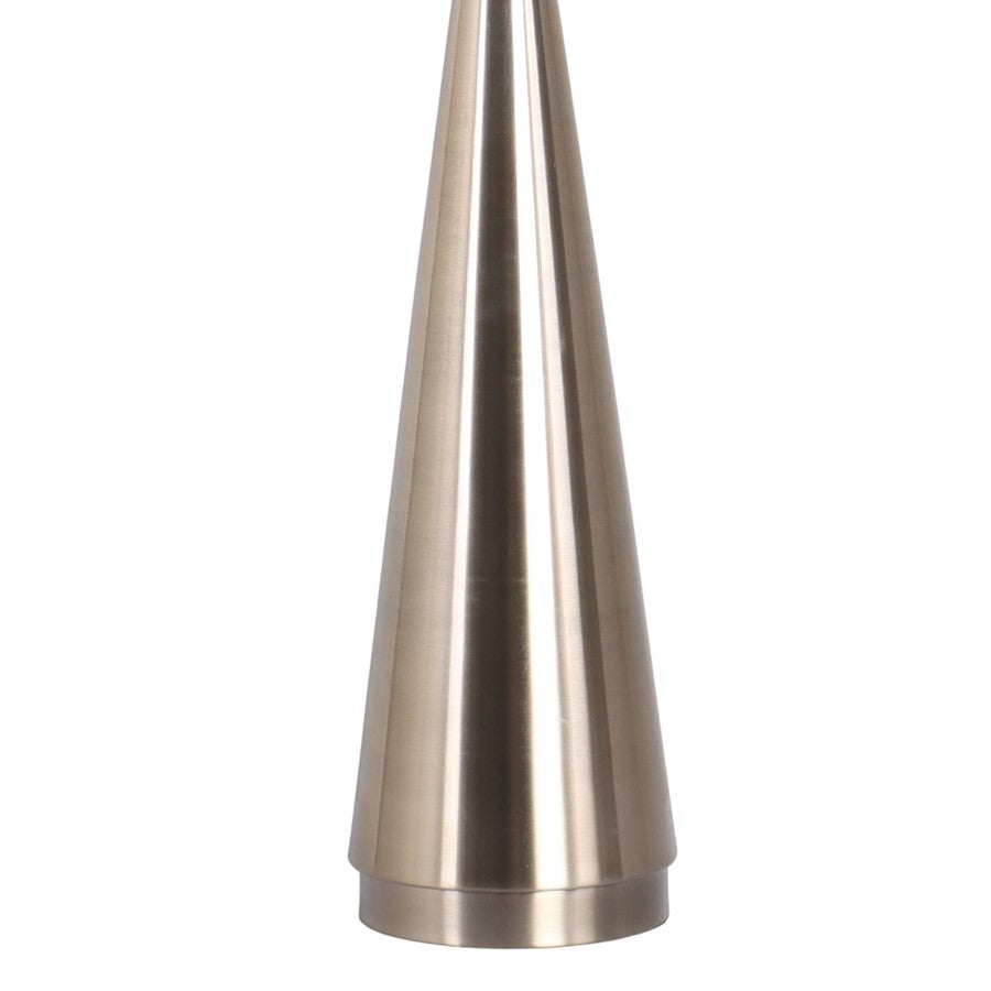 Classy Living Brass Taper 1Lt Table Lamp/Set of 2, Brass/Brass