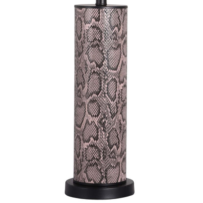 Classy Living Serpent Elegance 1Lt Table Lamp/Set of 2, Black/White