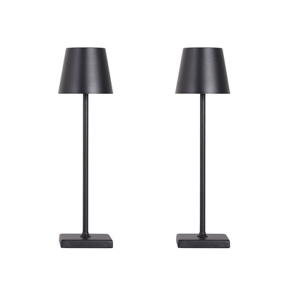 Classy Living Eclipse Aura Recharge LED Lamp/Set of 2, Blk/Wht - DS-BRL3372