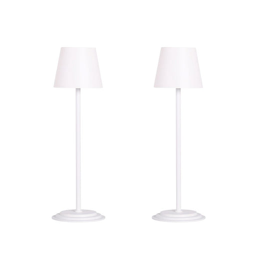 Classy Living Eclipse Aura Recharge LED Table Lamp/Set of 2, Wht - DS-BRL3374
