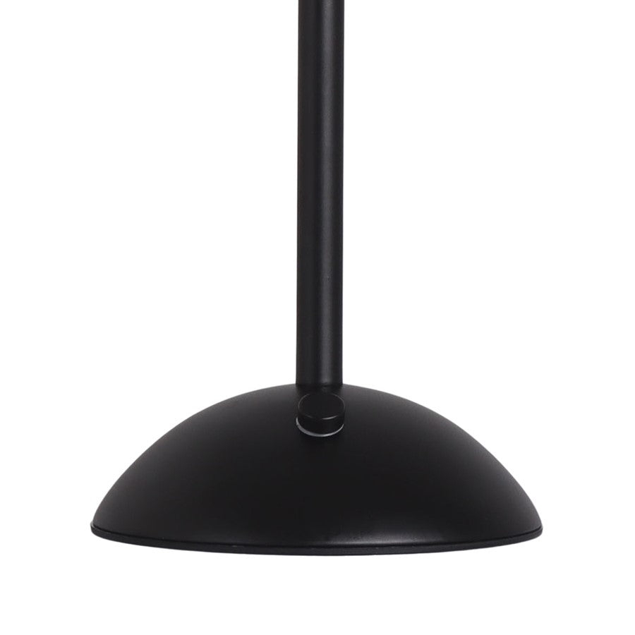 Classy Living Crystal Radiance Recharge LED Lamp/Set of 2, Black/Clear