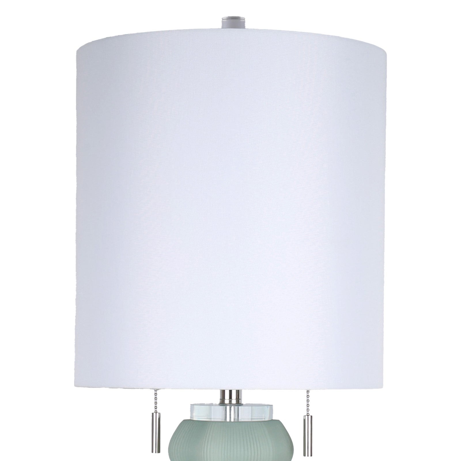 Classy Living Oceanic Wave, Mist Blue/Clear Crystal/Polished Nickel