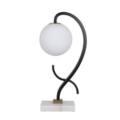 Classy Living Lunar Loop 20"x7", Matte Black/Soft Gold/White