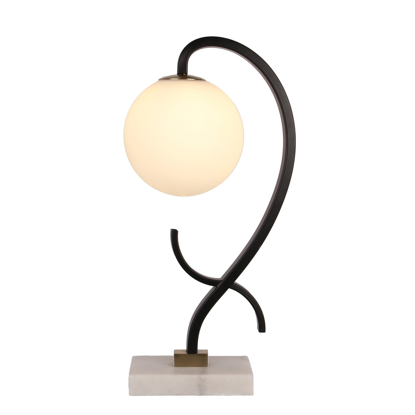 Classy Living Lunar Loop 20"x7", Matte Black/Soft Gold/White