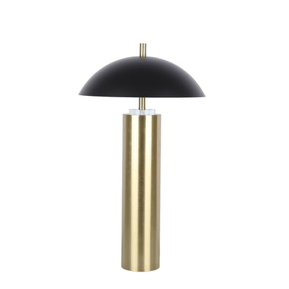 Classy Living Aurora Column, Soft Gold/Matte Black/Clear Crystal