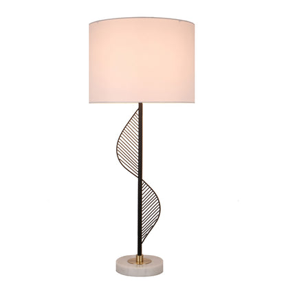 Classy Living Spiral Radiance II 33"x14", Matte Black/Soft Gold/White