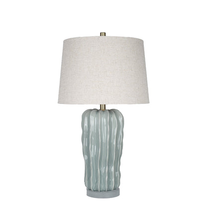 Classy Living Wave Crest 28"x16", Glacier Blue/Frosted Crystal