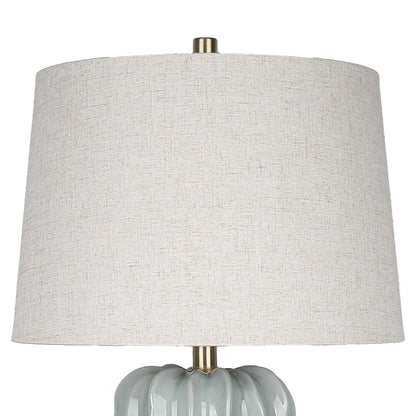 Classy Living Wave Crest 28"x16", Glacier Blue/Frosted Crystal