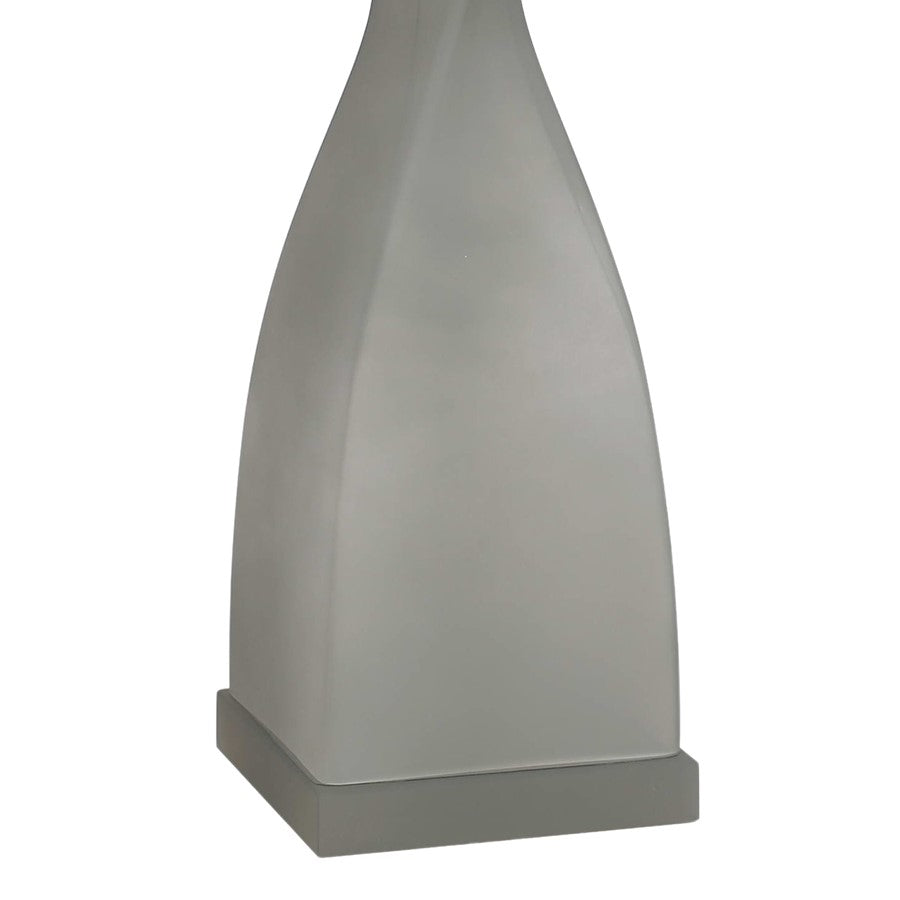 Classy Living Sage Elegance Art Glass Table Lamp/Set of 2, Sage/White