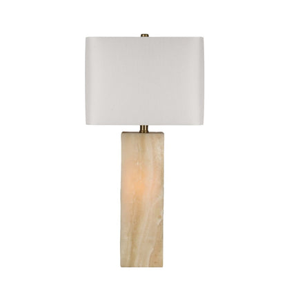 Classy Living Luminous Alabaster Lamp & Night Light Set, Natural