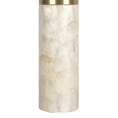 Classy Living Luminous Shell Table Lamp/Set of 2, Natural/Off White