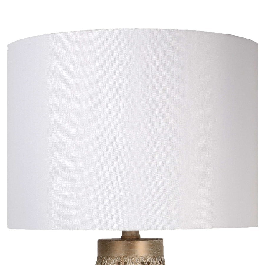 Classy Living Celestial Carve Laser Cut Lamp & Night Light Set, Tan