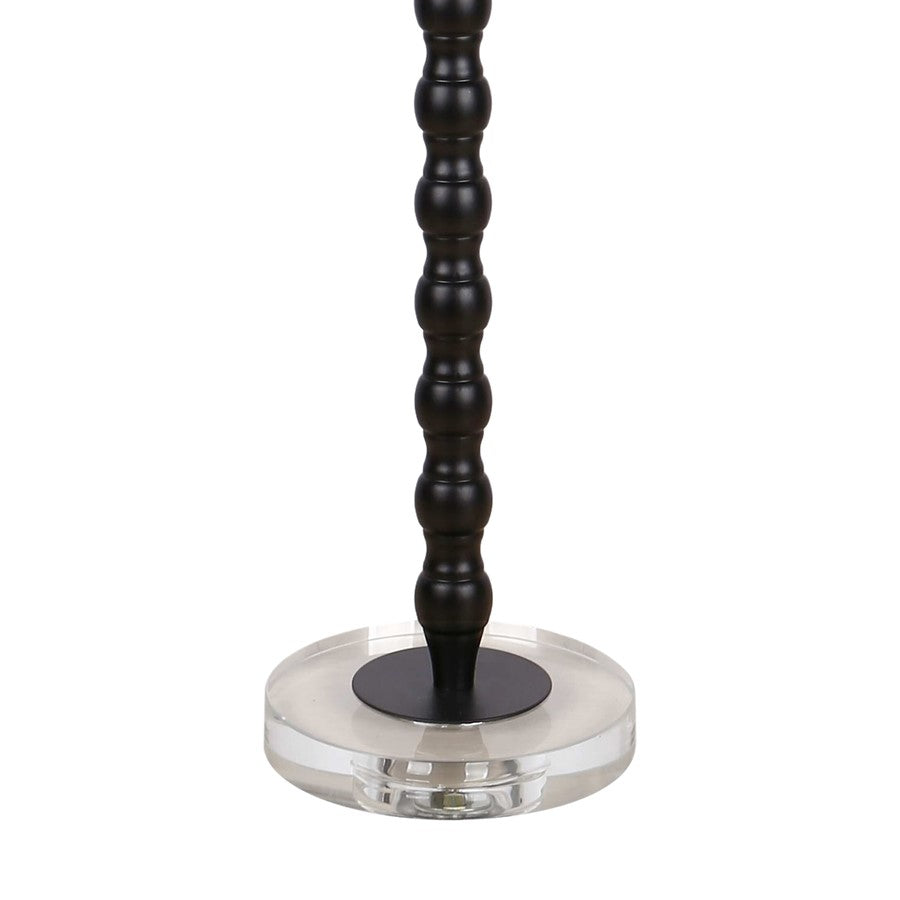 Classy Living Obsidian Elegance Table Lamp/Set of 2, Black/Black