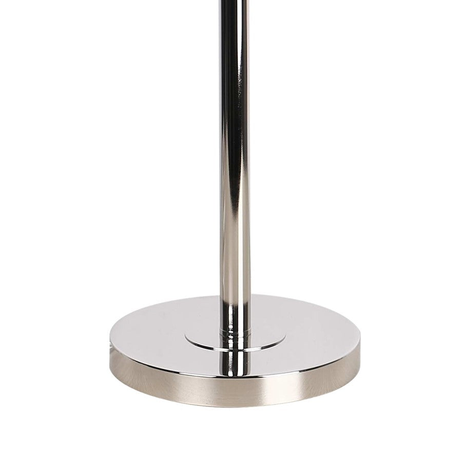 Classy Living Crystal Elegance 1Lt Table Lamp/Set of 2, Nickel/Clear