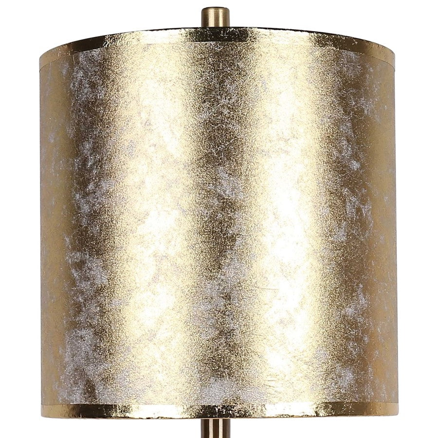 Classy Living Luxe Radiance 1Lt Table Lamp/Set of 2, White/Gld