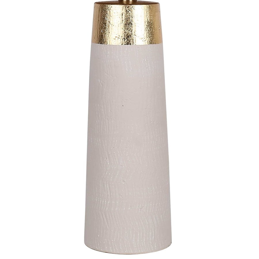 Classy Living Luxe Radiance 1Lt Table Lamp/Set of 2, White/Gld