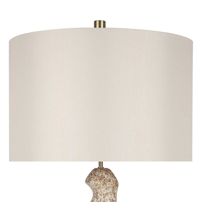 Classy Living Sculptural Serenity Table Lamp/Set of 2, Crm/Tan/White