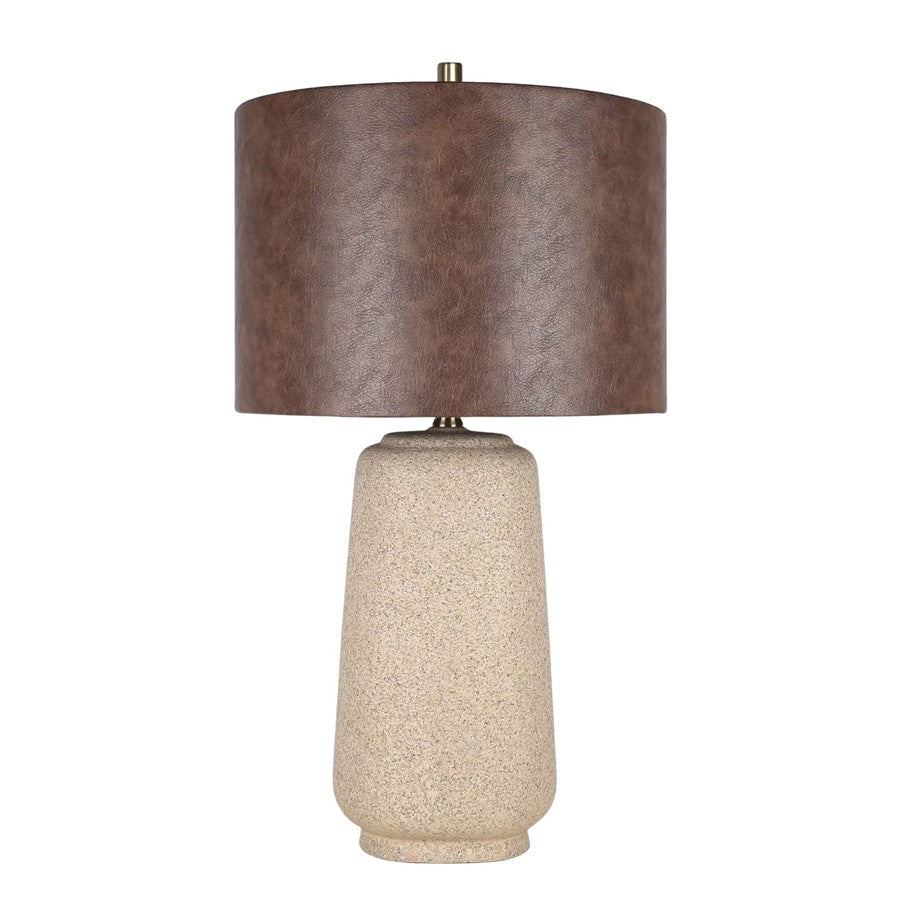 Classy Living Rustic Harmony 1Lt Table Lamp/Set of 2, Natural/Brown