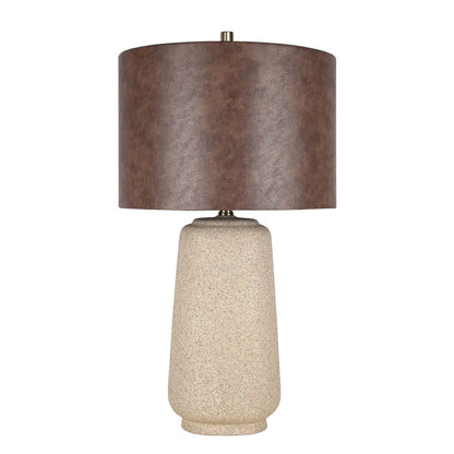 Classy Living Rustic Harmony 1Lt Table Lamp/Set of 2, Natural/Brown