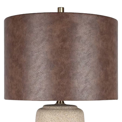 Classy Living Rustic Harmony 1Lt Table Lamp/Set of 2, Natural/Brown