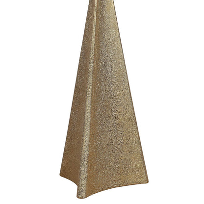 Classy Living Golden Apex Ceramic 1Lt Table Lamp/Set of 2, Gold/White