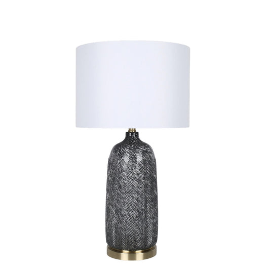 Classy Living "Midnight Weave", Midnight Weave Art Glass/Soft Gold