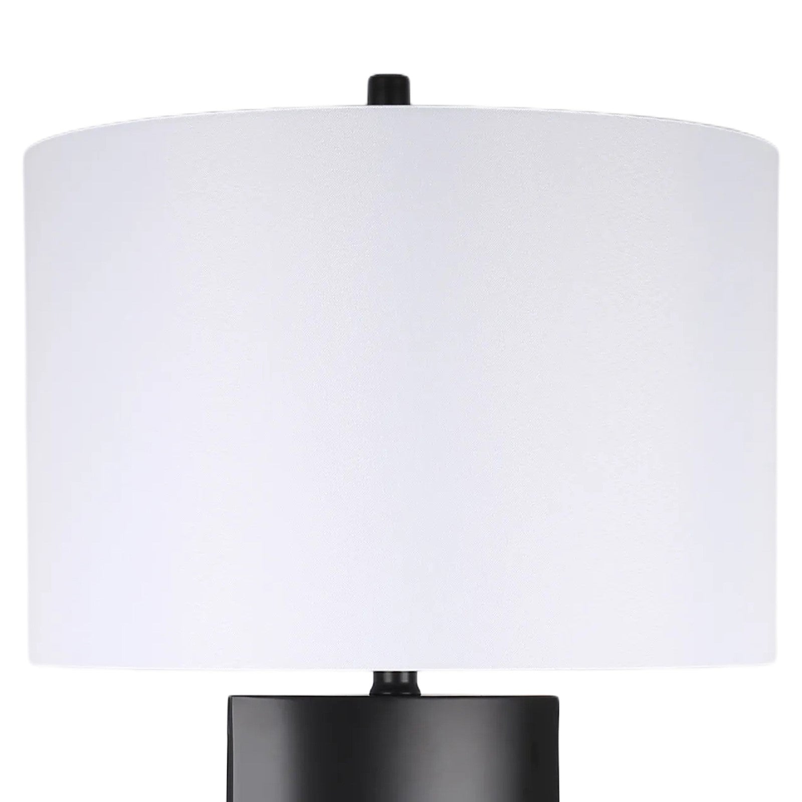 Classy Living Monolith Aura 34"x17", Matte Black/White Marble