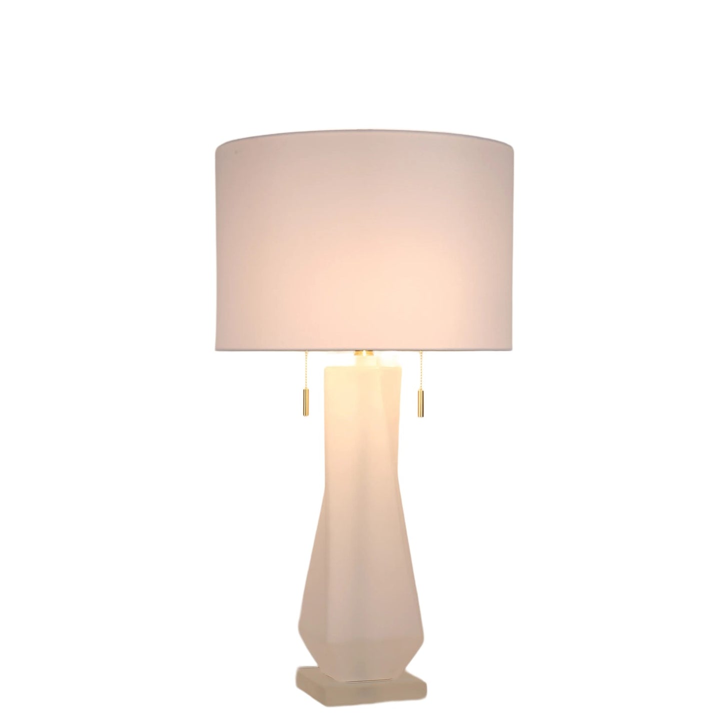 Classy Living Faceted Frost, Frosted Art Glass/Frosted Crystal