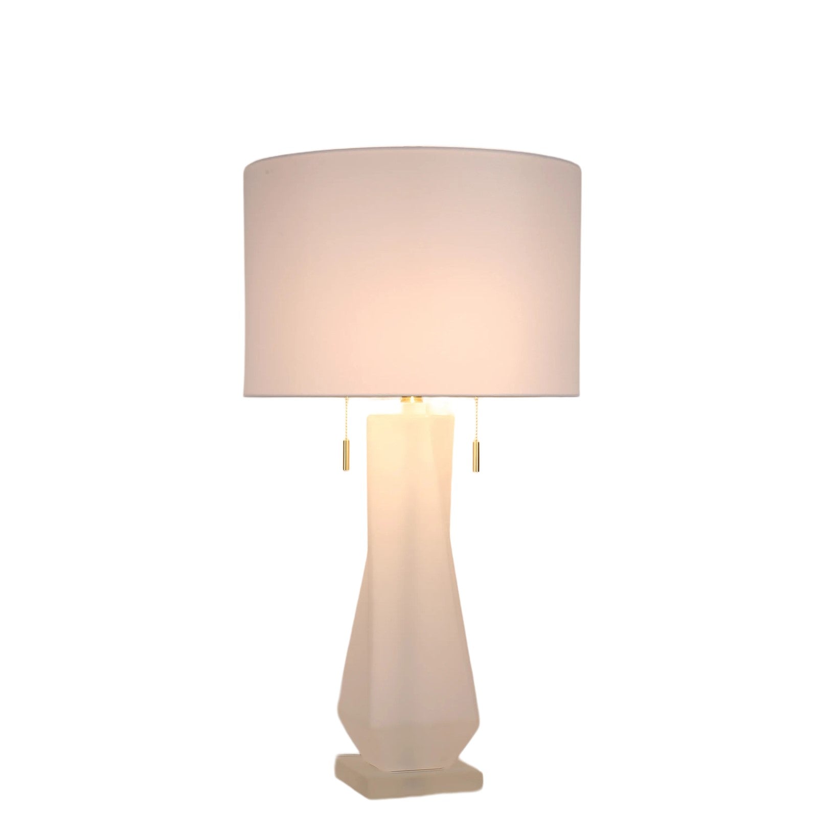 Classy Living Faceted Frost, Frosted Art Glass/Frosted Crystal