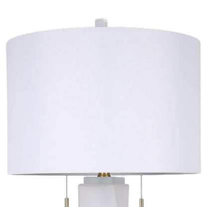 Classy Living Faceted Frost, Frosted Art Glass/Frosted Crystal