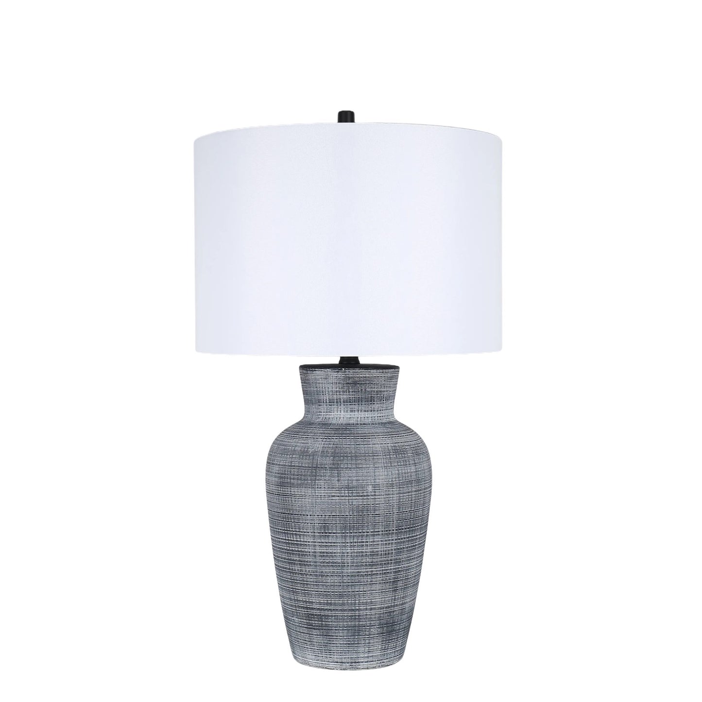 Classy Living Textured Aura 29"x17", Textured Black And White Ceramic