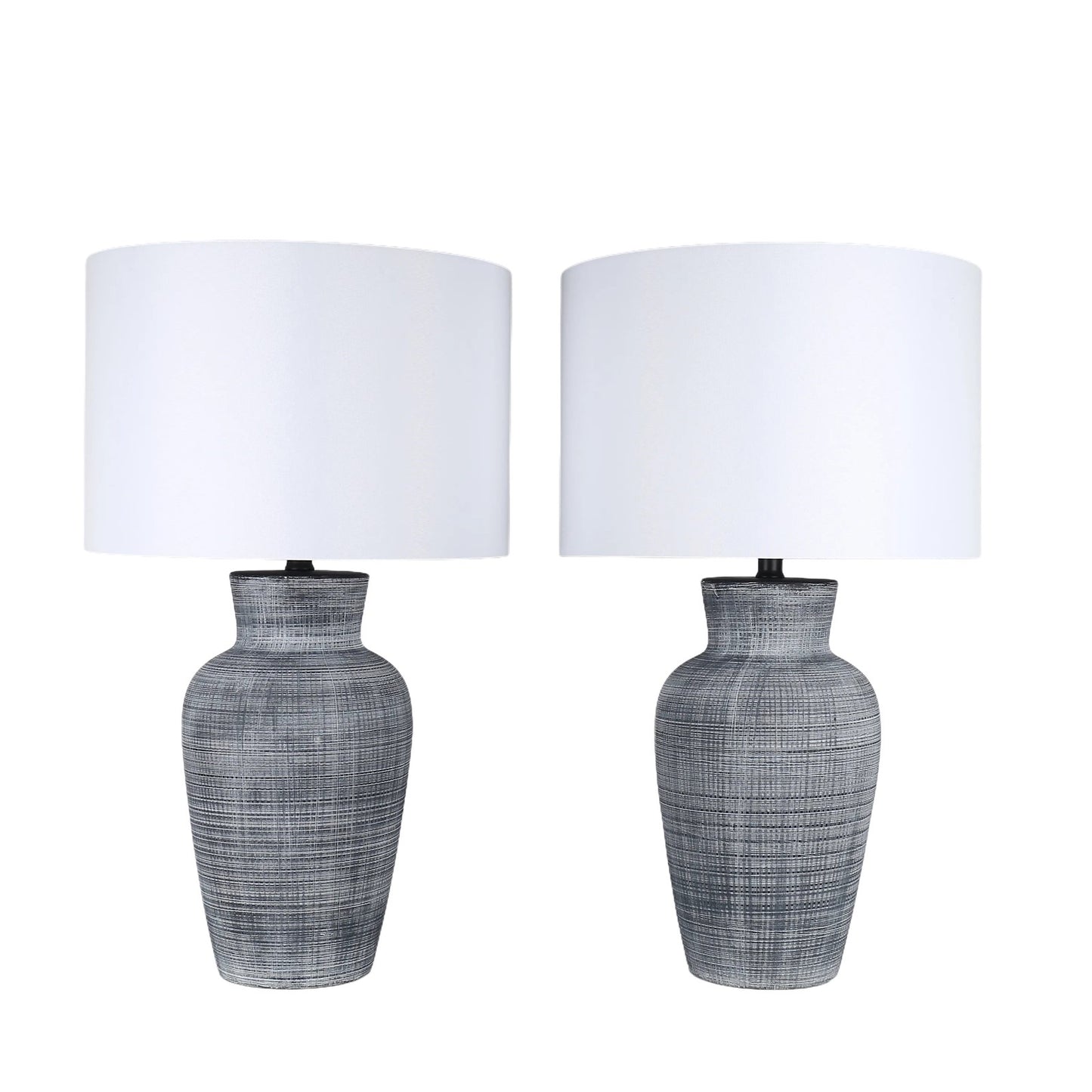 Classy Living Textured Aura 29"x17", Textured Black And White Ceramic