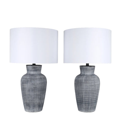 Classy Living Textured Aura 29"x17", Textured Black And White Ceramic