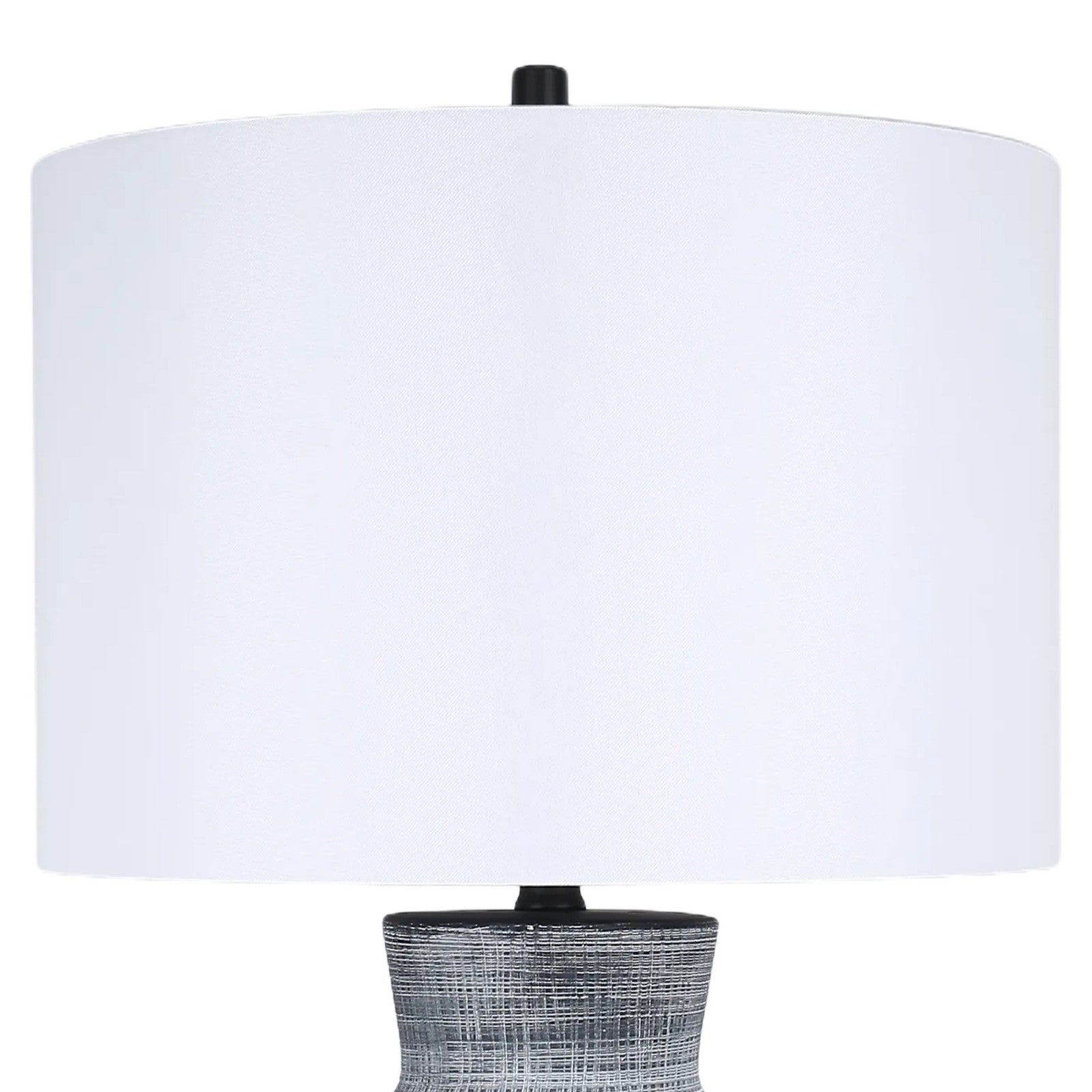 Classy Living Textured Aura 29"x17", Textured Black And White Ceramic