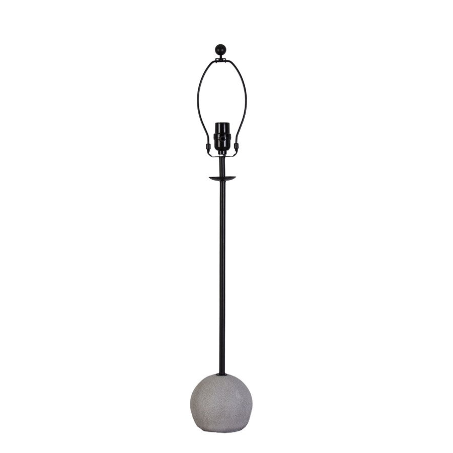 Classy Living Urban Sphere 1Lt Table Lamp/Set of 2, Black/Off White