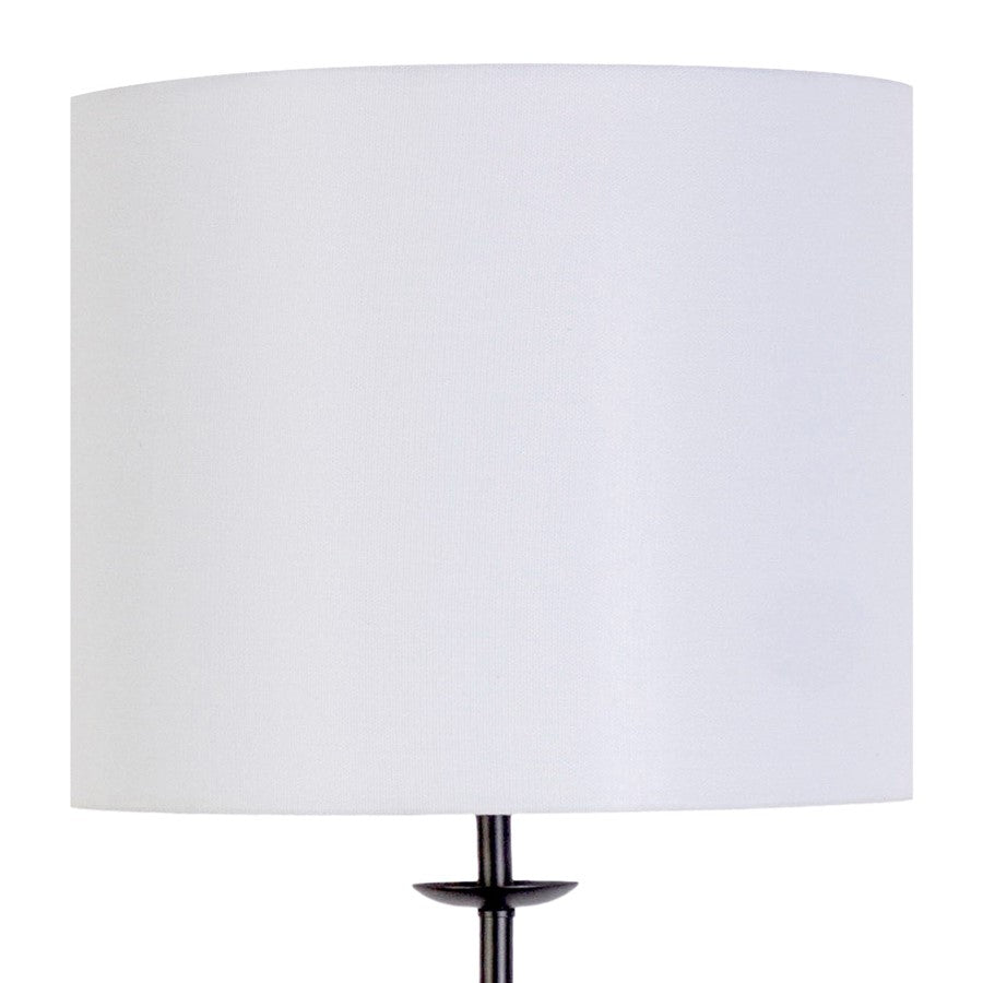 Classy Living Urban Sphere 1Lt Table Lamp/Set of 2, Black/Off White